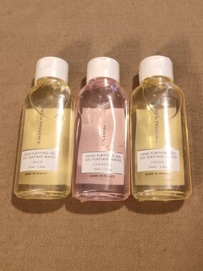 NWT And SEALED! Hand Purifying Gel Trio —2 Lemon & 1 Gardenia 3.4oz Ea.